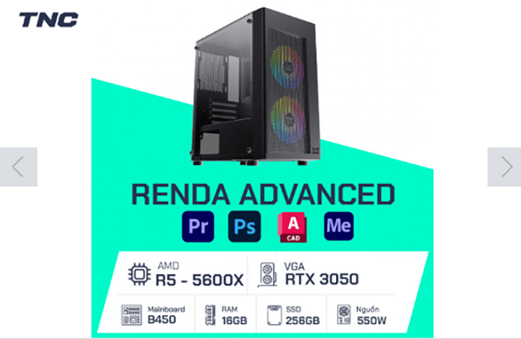 Renda Advanced - R5 - 5600X - 3050